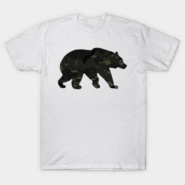 Multicam Black Bear T-Shirt by hiwez